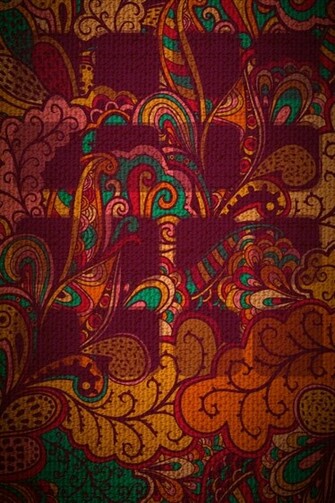 Psychedelic Art Design Pattern Wallpaper iPhone Flowers More