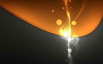 Orange And Gray Circles Abstract Wallpaper