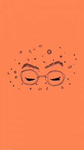 Orange Aesthetic HD Wallpaper For Android