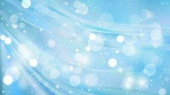 Abstract Baby Blue Blur Lights Background