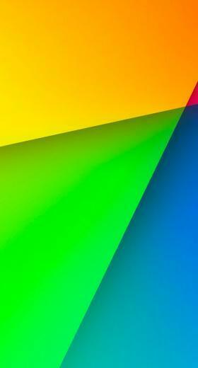 Colorful Red Green And Blue Yellow Wallpaper Sc iPhone7plus