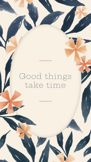Positivity Quote Phone Wallpaper Template Vector