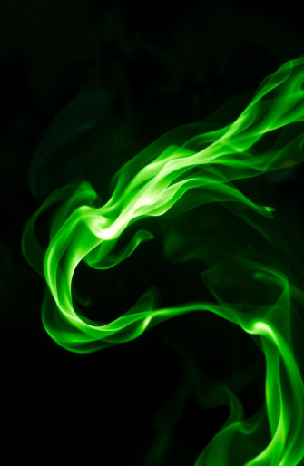 Green Flame Wallpaper