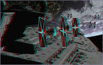 Star Wars 3d Destroyers In Space Battle Tie Fighters Escort