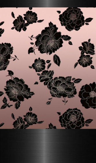 Black And Rose Gold iPhone Wallpaper