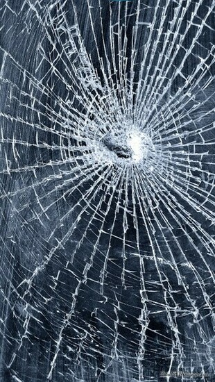 Cracked Screen iPhone Wallpaper Pocket Walls HD