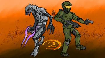 Halo Master Chief And Arbiter Wallpaper By Hailhazmat