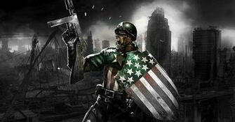 Badass Wallpaper Widescreen HD Captain America By