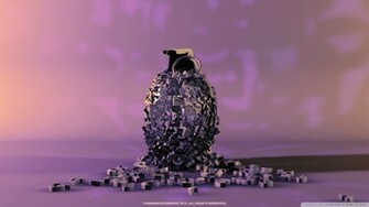 Persian Words Grenade Wallpaper HD Background