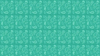 This Teal Paisley Desktop Wallpaper Is Easy Just Save The