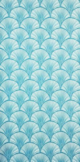 Scandinavian Wallpaper Decor Mimou Electric Blue
