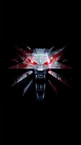 The Witcher Wild Hunt Logo AmoledBackground