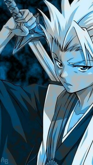 Bleach Toshiro Hitsugaya The Anime iPhone Wallpaper