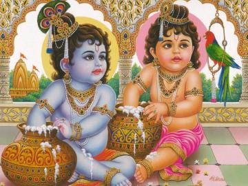 Lord Krishna Balarama Pictures