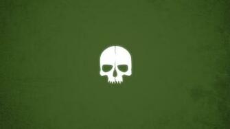Skulls Minimalistic Wallpaper Vector
