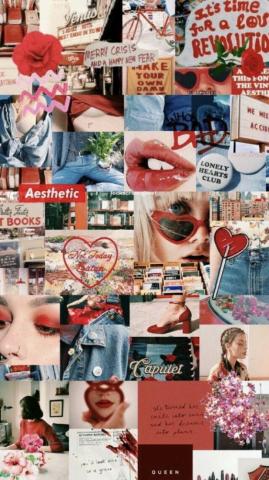 Aesthetic Collage Wallpaper Top
