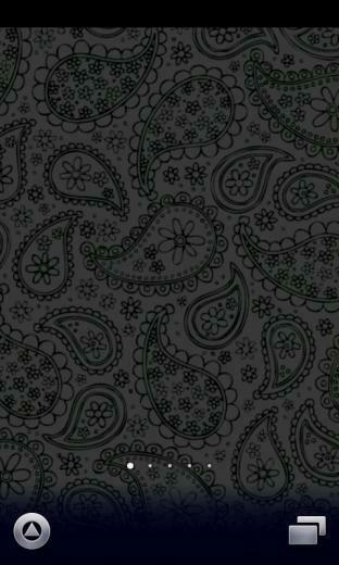 Black Paisley Wallpaper Screenshot