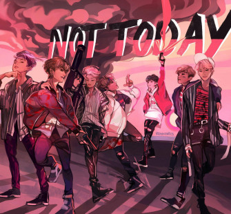 Bts Cartoon Wallpaper