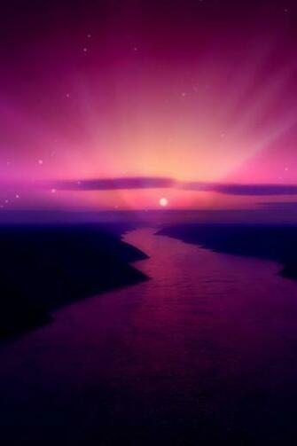 Purple Sunset iPhone Wallpaper