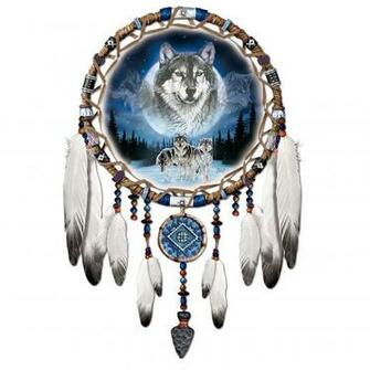 Wolf Dream Catcher Native American Crafts