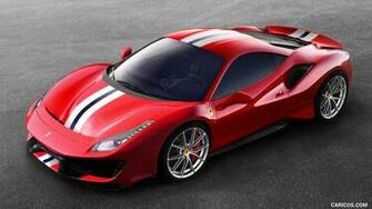 Ferrari Pista Front Three Quarter HD Wallpaper