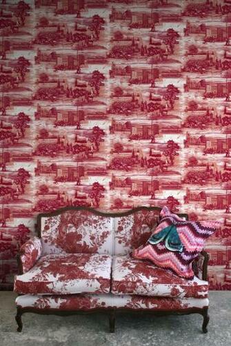 Timorous Beasties Wallcoverings Glasgow Toile Wallpaper