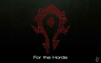 Horde Calligraphic Wallpaper On