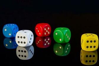 HD Wallpaper Five Dice Cube Gambling Gamble Risk Luck Game