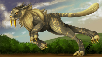Sabertooth Tiger By Thenornonthego
