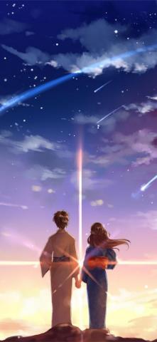 Your Name Kimi No Na Wa Mitsuha Miyamizu Taki Tach iPhone