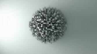 3d White Background Wallpaper Abstract Cool