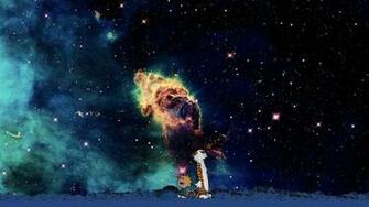Hipster Galaxy Wallpaper Image