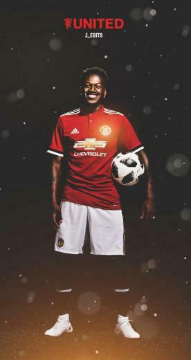 J On Red The Fred Mufc Wallpaper