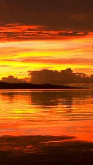 Ocean Beach Sunset HD iPhone Wallpaper Part One