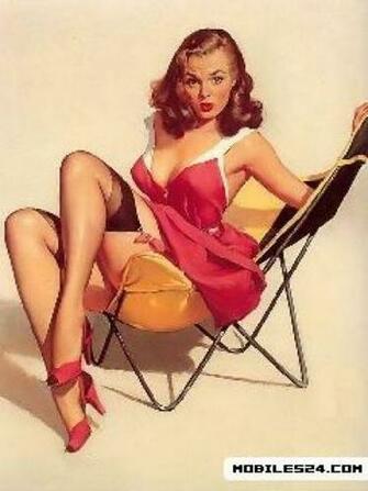S Pin Up Girl Wallpaper