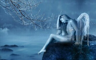 Frozen Angel Wallpaper Background