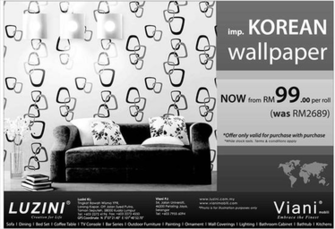 Korean Wallpaper Promotion Home Furniture Sale In Malaysia