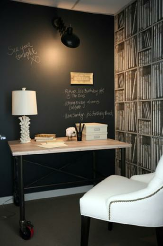 All About The Faux Library Bookshelves Wallpaper