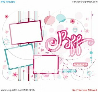 Of A Bff Background With Three Frames By Bnp Design Studio