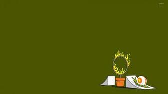 Snail Jumping Through A Ring Of Fire Wallpaper Funny