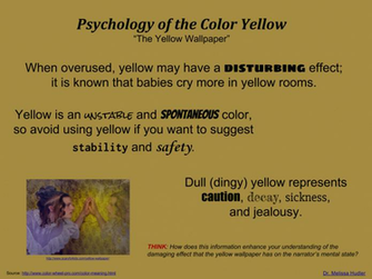 The Yellow Wallpaper Literature Of Illness And Trauma