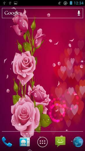 Love Rose Live Wallpaper Android Apps On Google Play