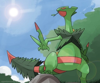Mega Sceptile By Nganlamsong