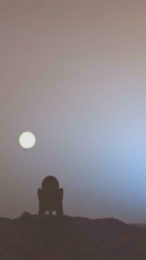 Der iPhone Wallpaper Thread R2d2 Tatooine Sunset Jpg