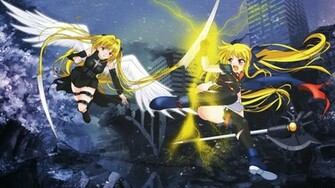 Golden Darkness Vs Fate Testarossa Wallpaper
