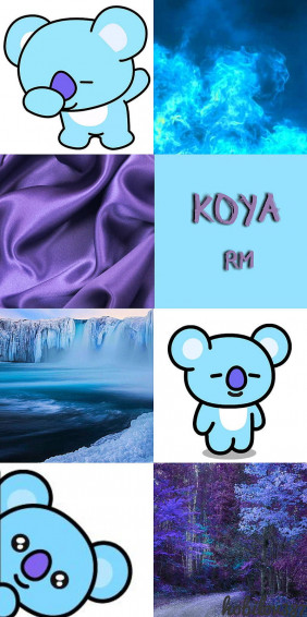 Koya Bt21 Photo Collage Jo710cho3625pgh7 Wallpaper