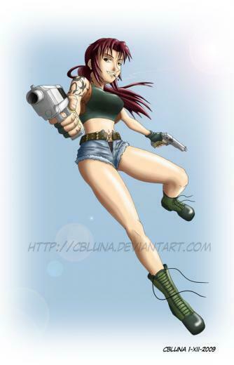 Two Hands Revy On Black Lagoon Fanclub Deviantart
