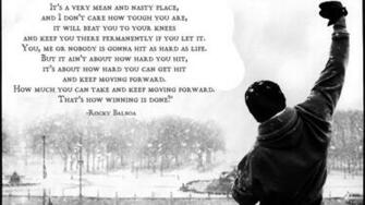 Rocky Balboa Movie Quote HD Wallpaper Background Image