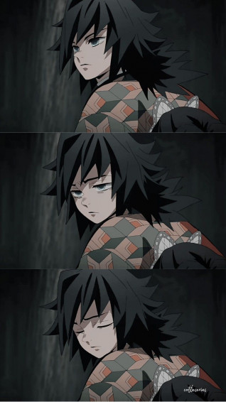 Wallpaper Giyuu Tomioka Feito Por Coffeseries Boys Kawaii