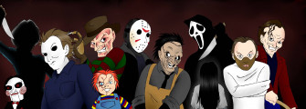 En Film Horror Villains Widescreen Wallpaper